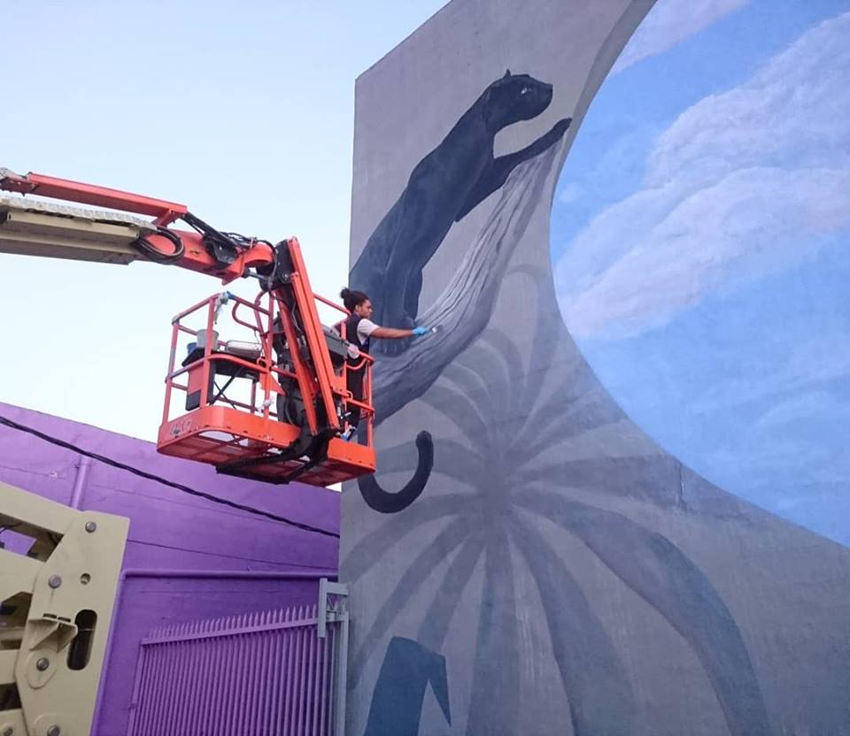 Latest mural video for Caoba at Miami Worldcenter - The Color Dreamers