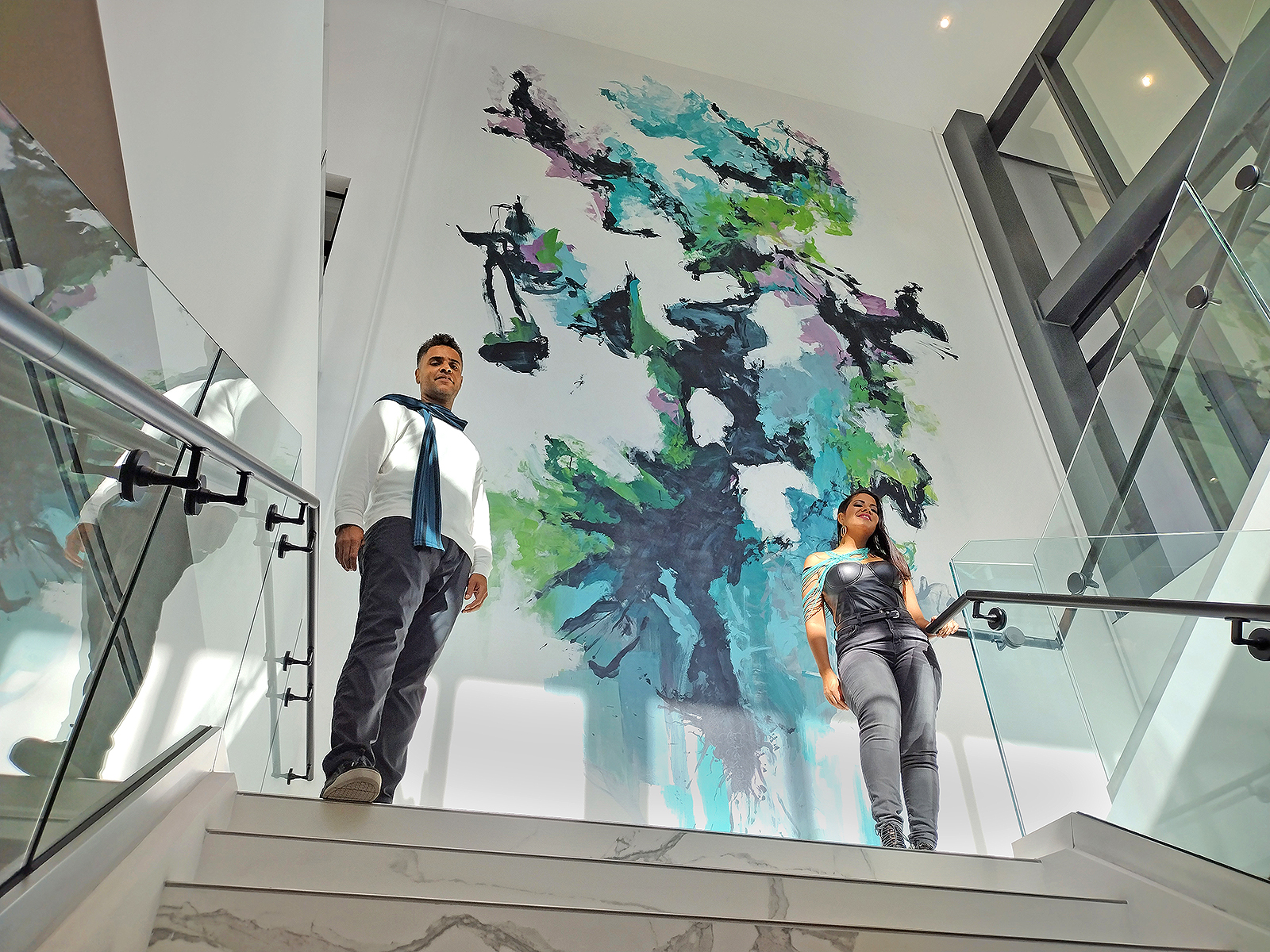 Latest mural video for Caoba at Miami Worldcenter - The Color Dreamers