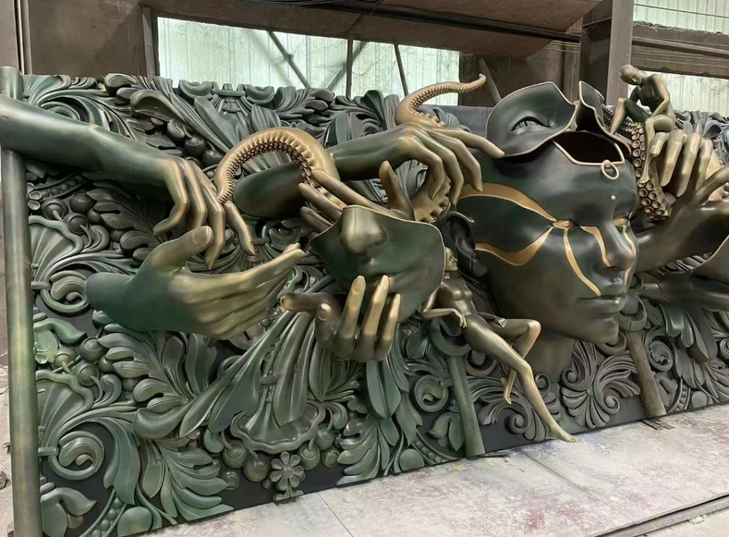 bronze sculptures miami the color dreamers sculptural art 