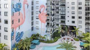 10-story-building-facade-midrise-flamingo-mural-doral-florida