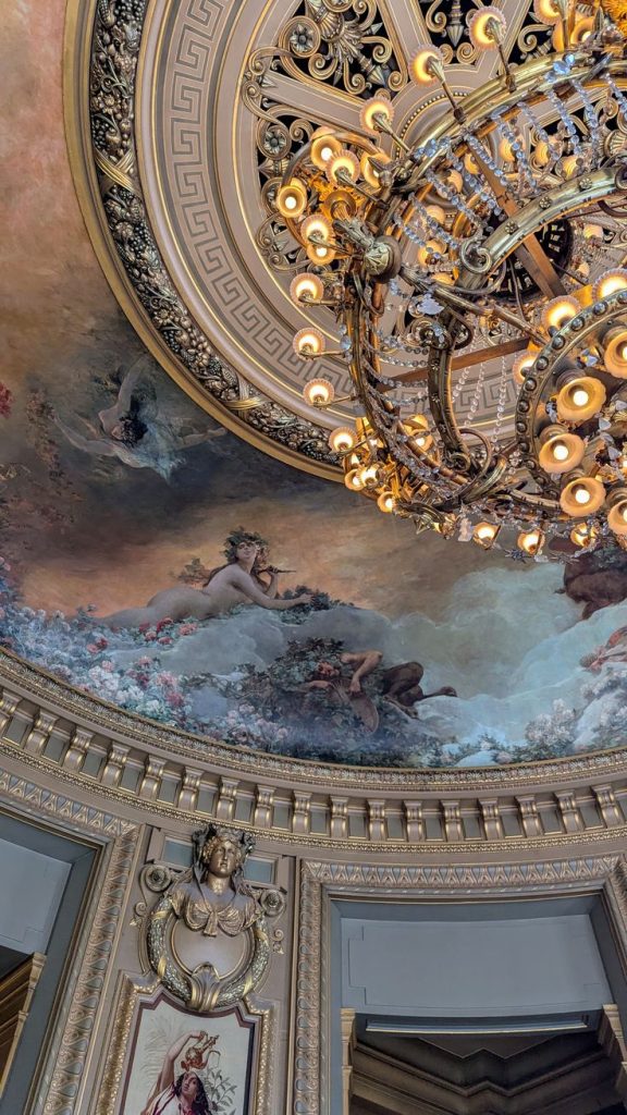 luxury residential ceiling mural