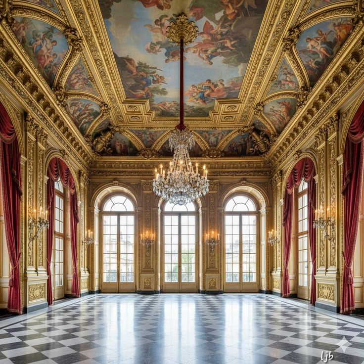 luxury Residential Ceiling Mural 