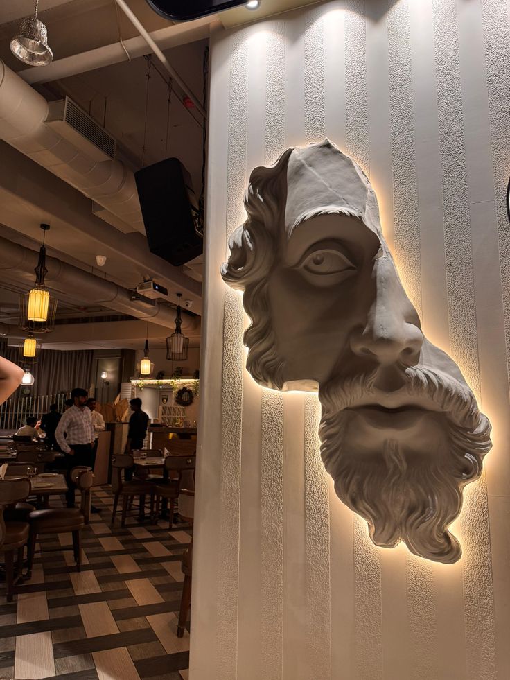 bas relief plaster wall art 